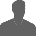 10K Solid Yellow Gold 2.5mm Marina Chain - Assorted Sizes