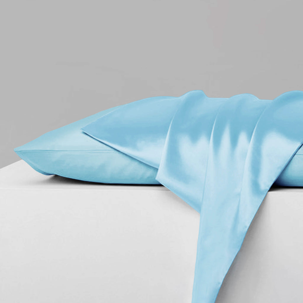 2-Piece: Mulberry Silky Satin Pillowcases Set