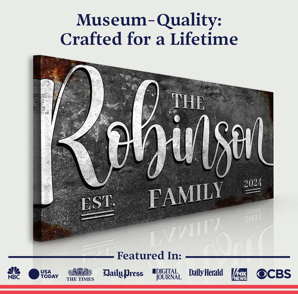 Personalized Family Sign