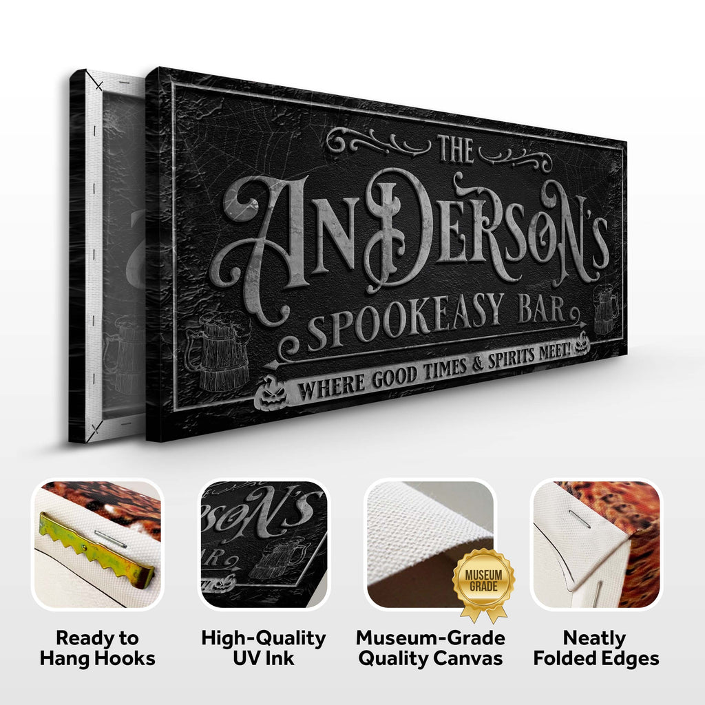 Personalized Spookeasy Bar Sign