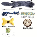 6-Pack: Durable Squeaky Dog Toys