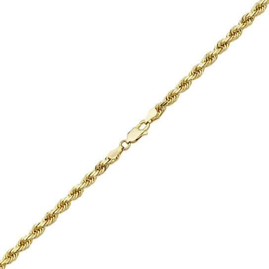 .925 Sterling Silver 1.5MM Diamond Cut Rope Chain Necklace