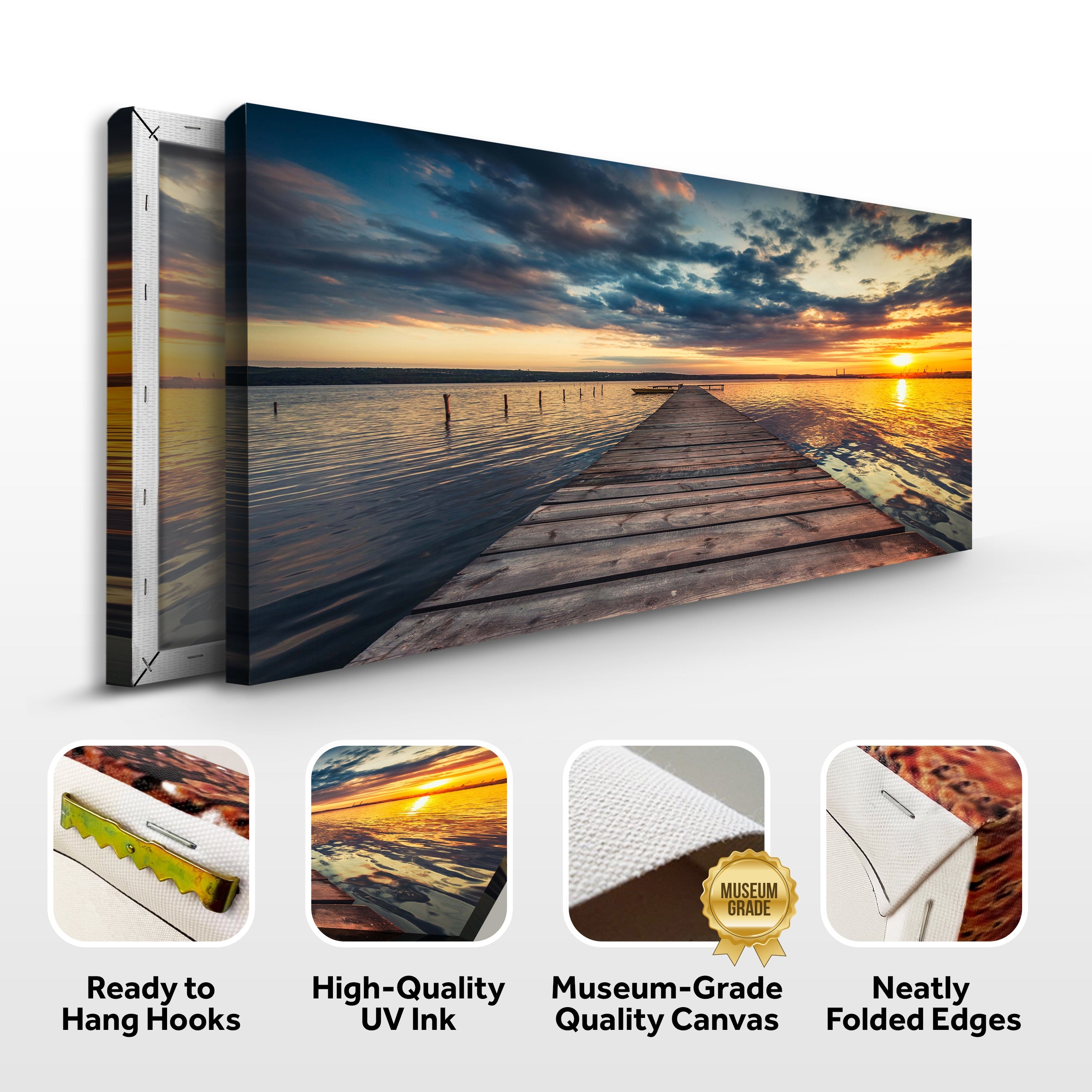 "Mirror Lake", Lake Matheson Canvas Wall Art