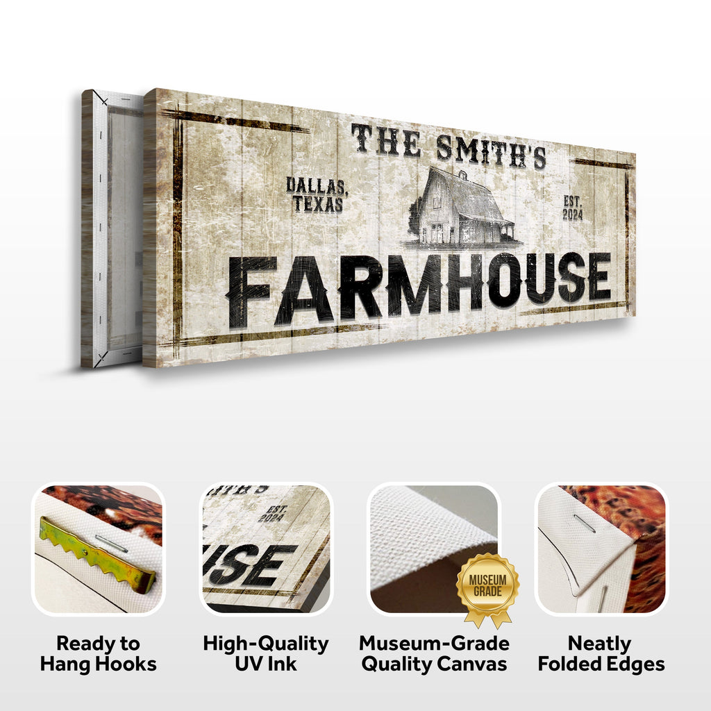 Custom Rustic Farmhouse Sign