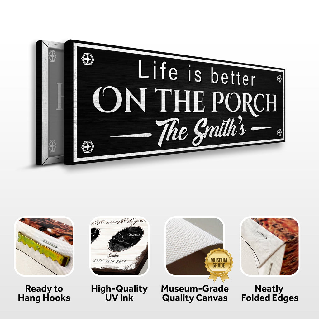 Family Name Porch Sign