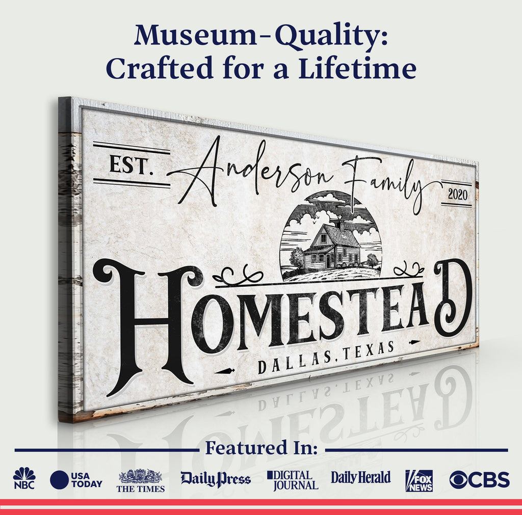 Homestead Sign XII