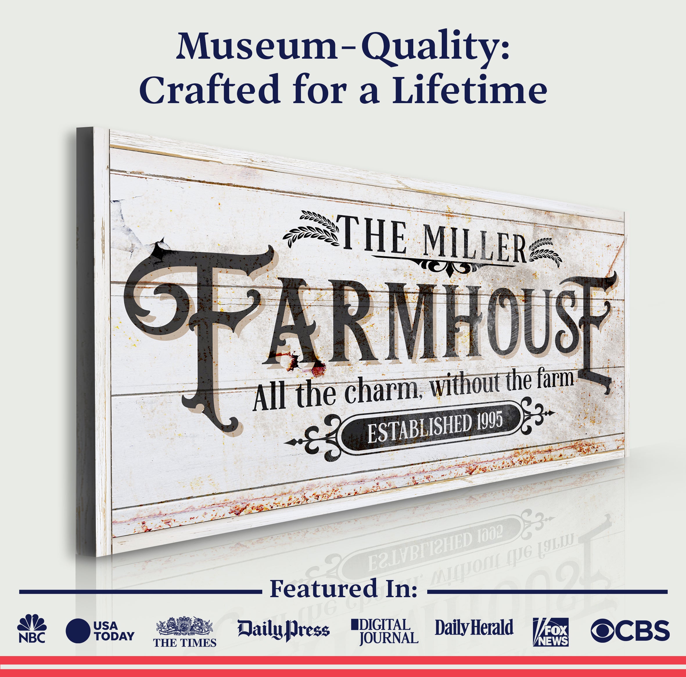 Personalized Farmhouse Sign II