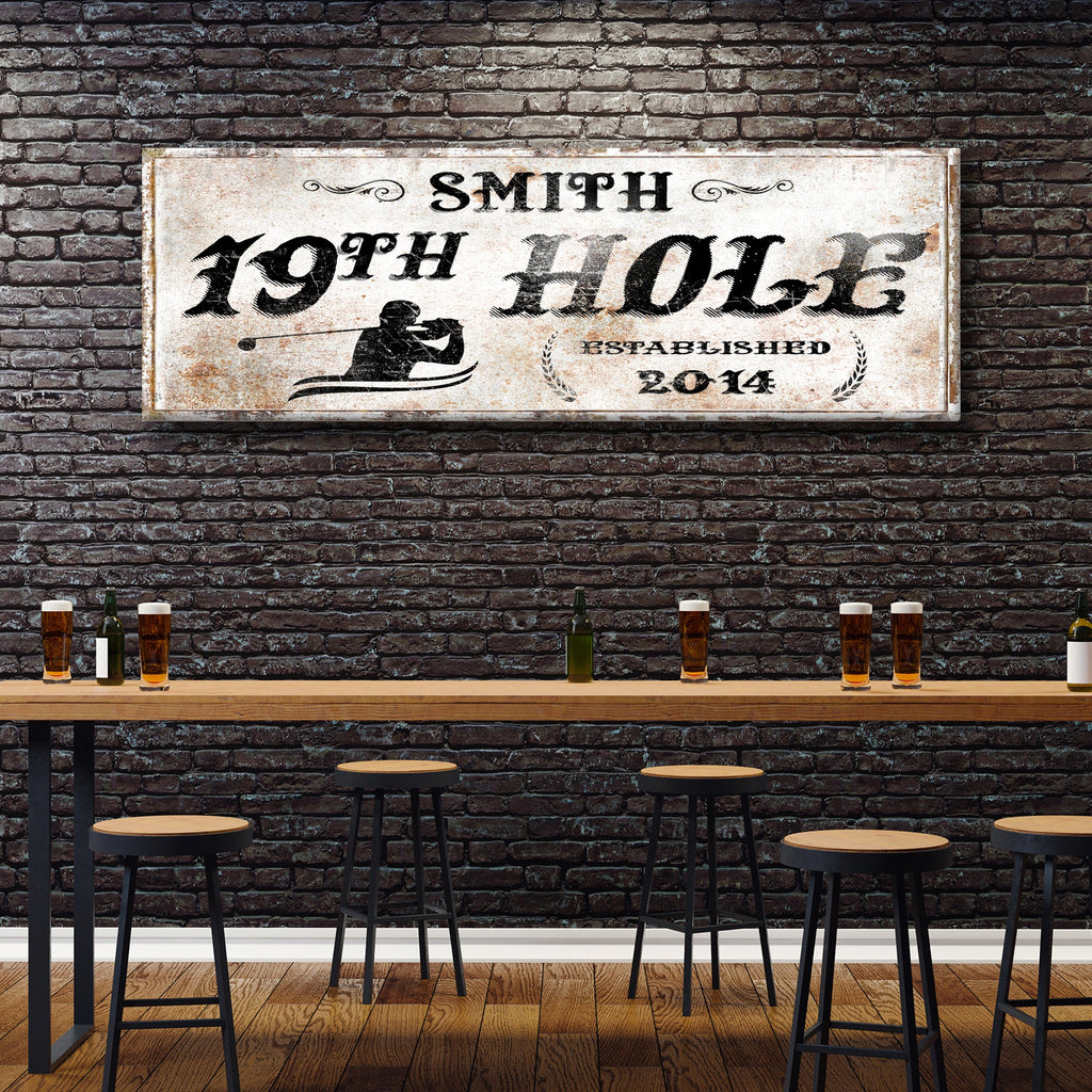 19th Hole Sign