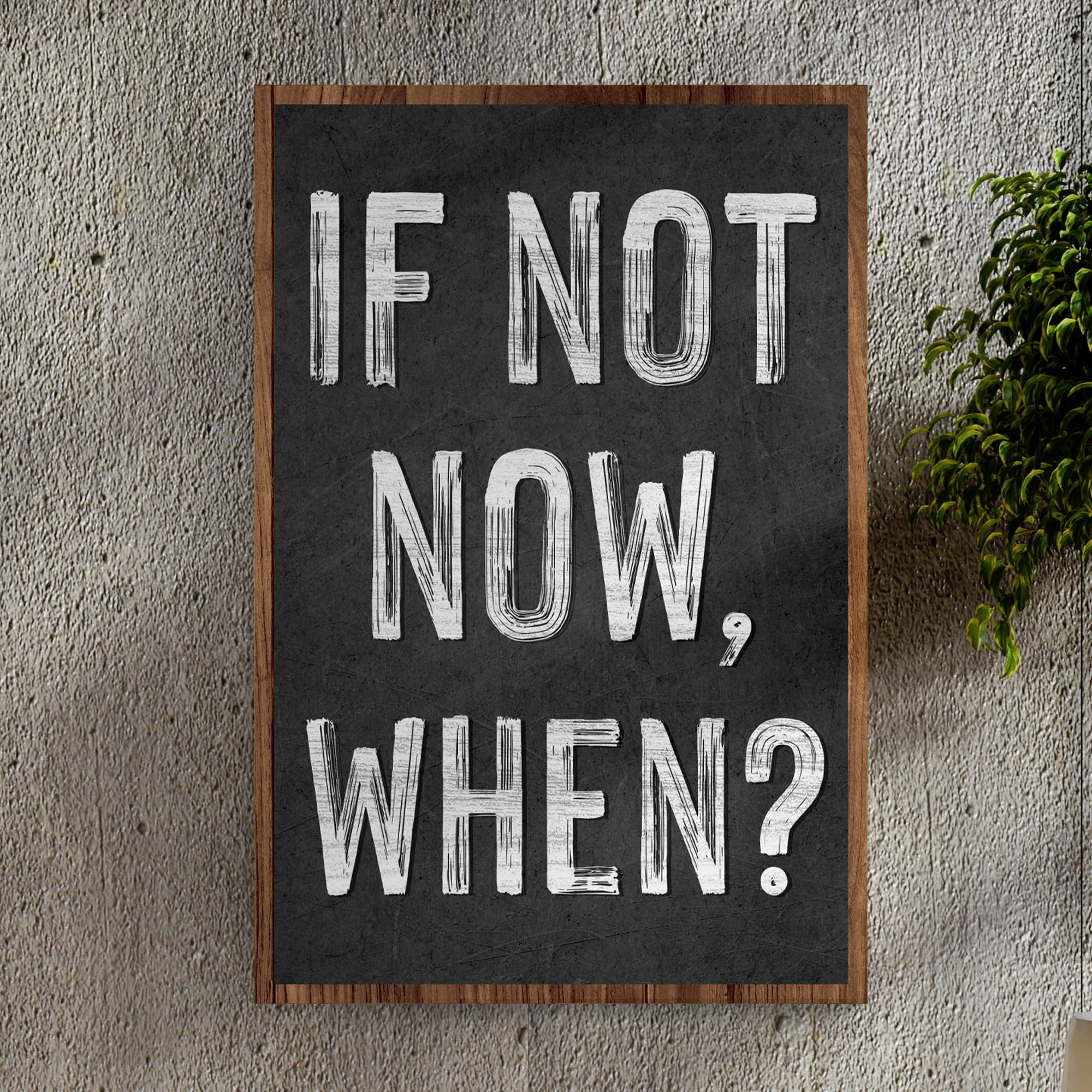 If Not Now, When Sign II