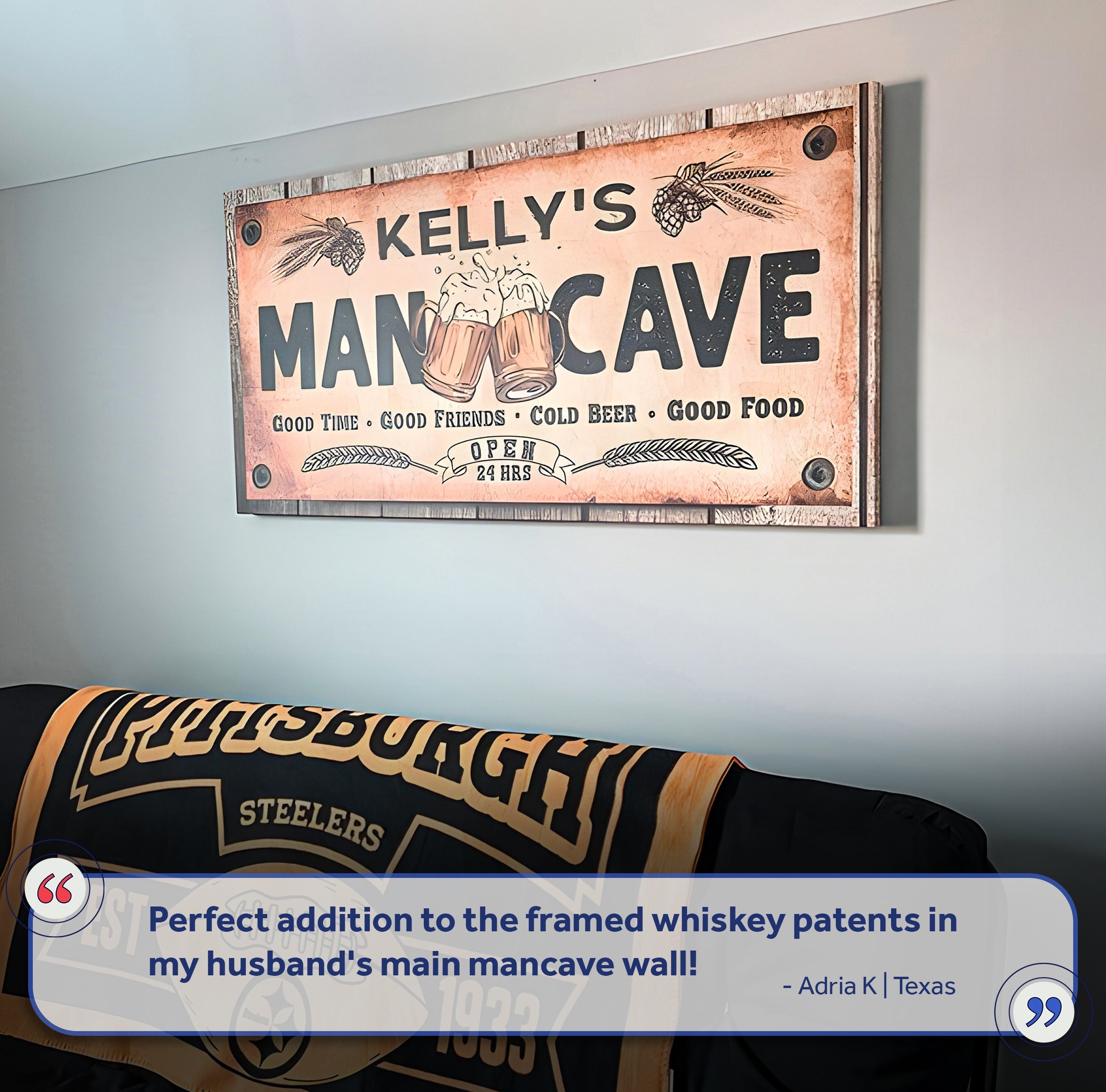 Man Cave Sign IV