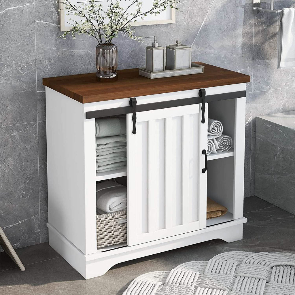 Bathroom Storage Cabinet with Adjustable Shelf