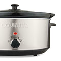 Courant 7.0 Quart Oval Stainless Steel Slow Cooker