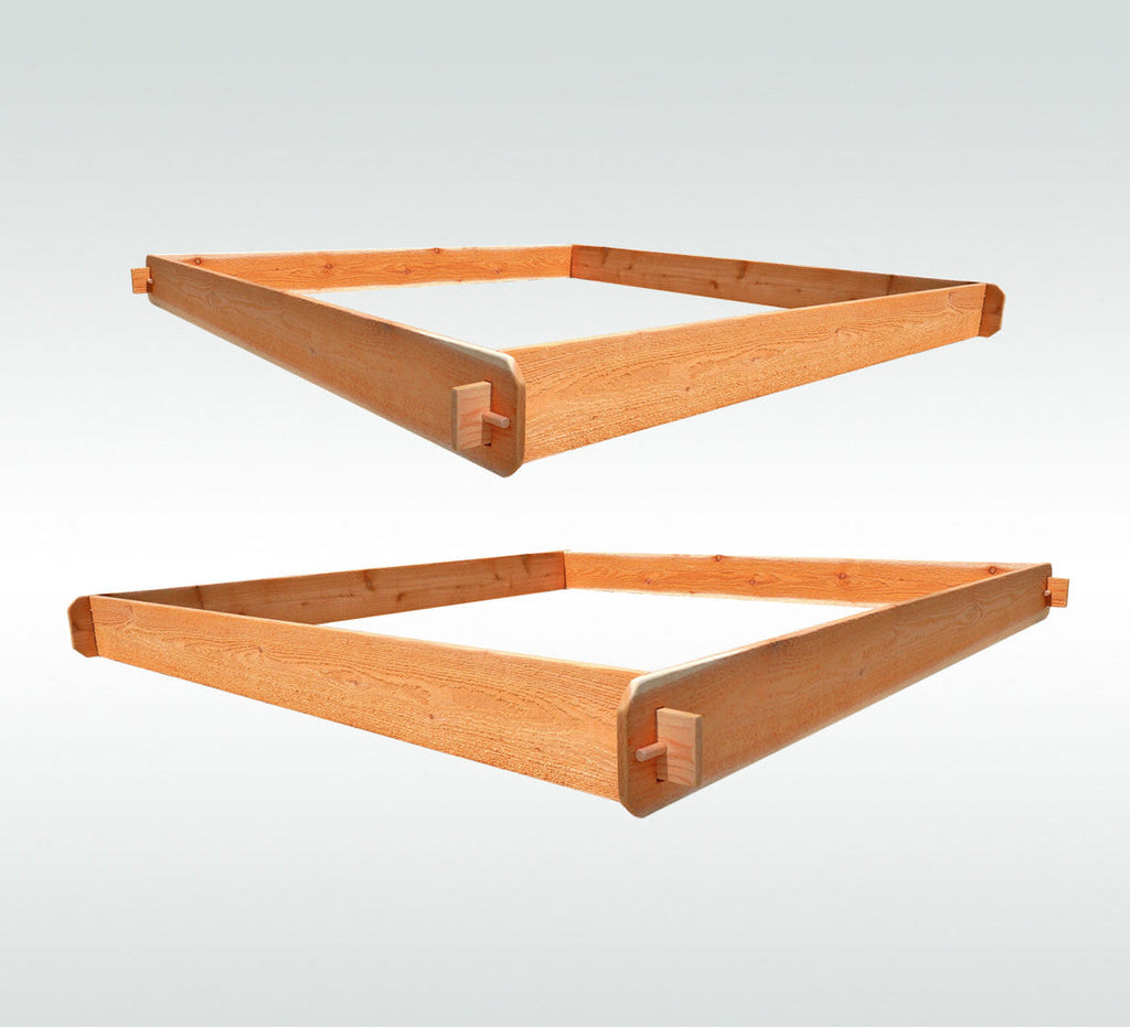 Timberlane Gardens Raised Garden Bed Kit Set Large (Two 6x6) Select Cedar