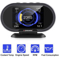 KONNWEI KW206 Car OBD2 HUD Digital Meter RPM Gauge