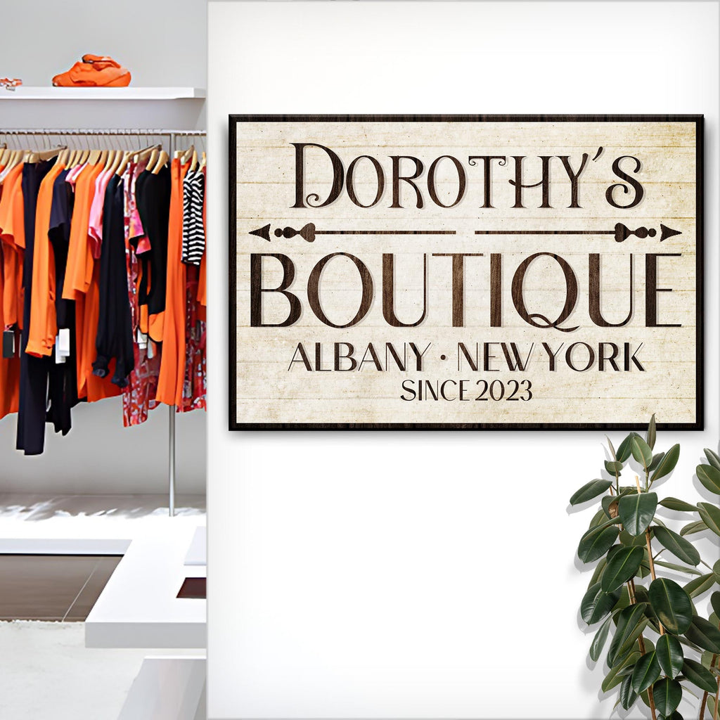 Boutique Sign IV