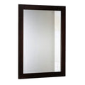 Wall Mount Mirror Wood-Like Frame Rectangle Modern Hanging Mirror